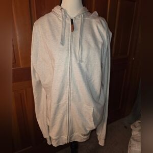 Frye And  Co Hoodie Mens XLT Cream Full Zip